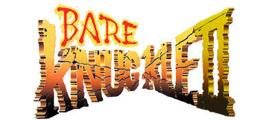 Bare Knuckle 2 logo for Sega Mega Drive